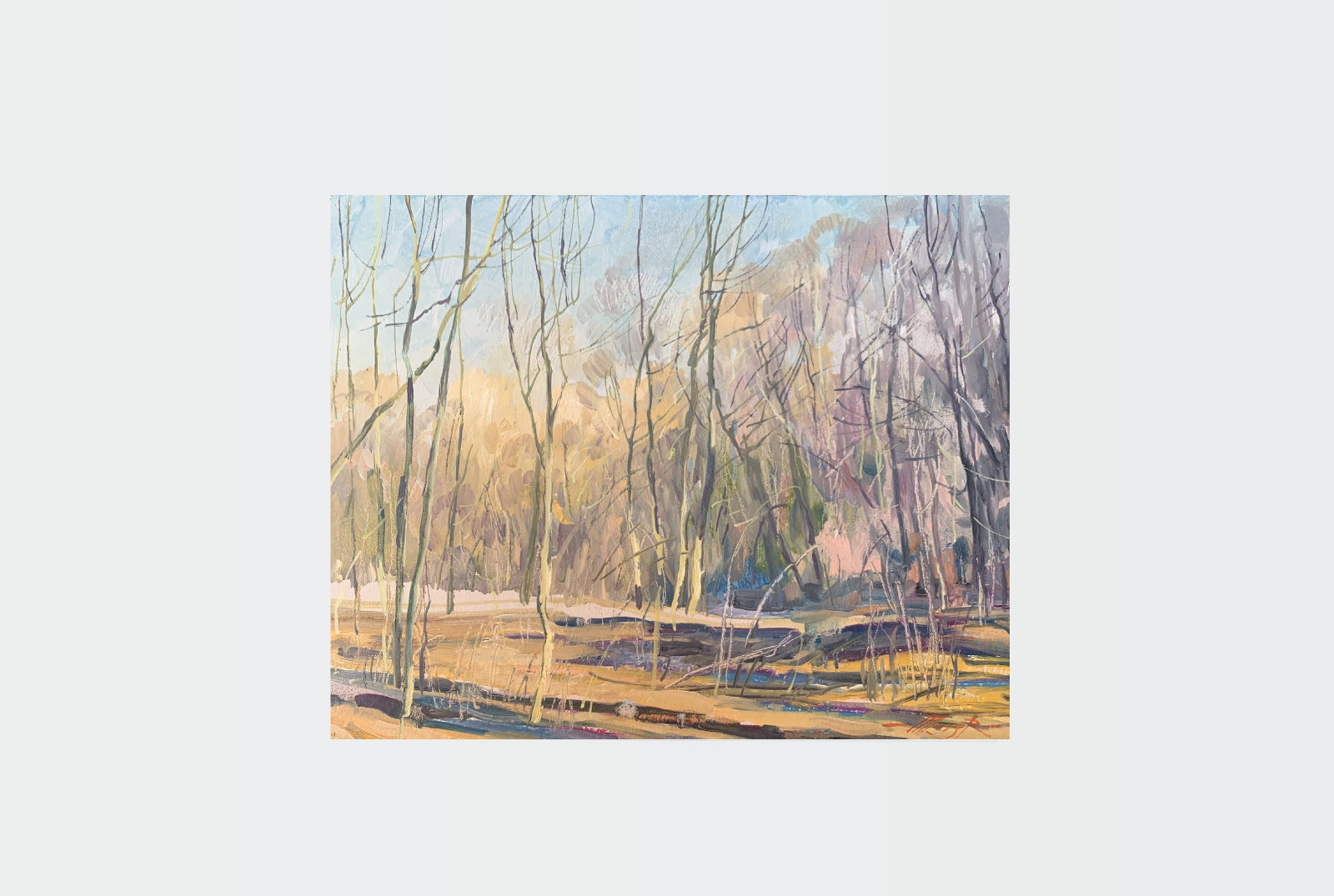 Oil painting Thaw Oleksandr Oleksandrovich Nazarenko - 2