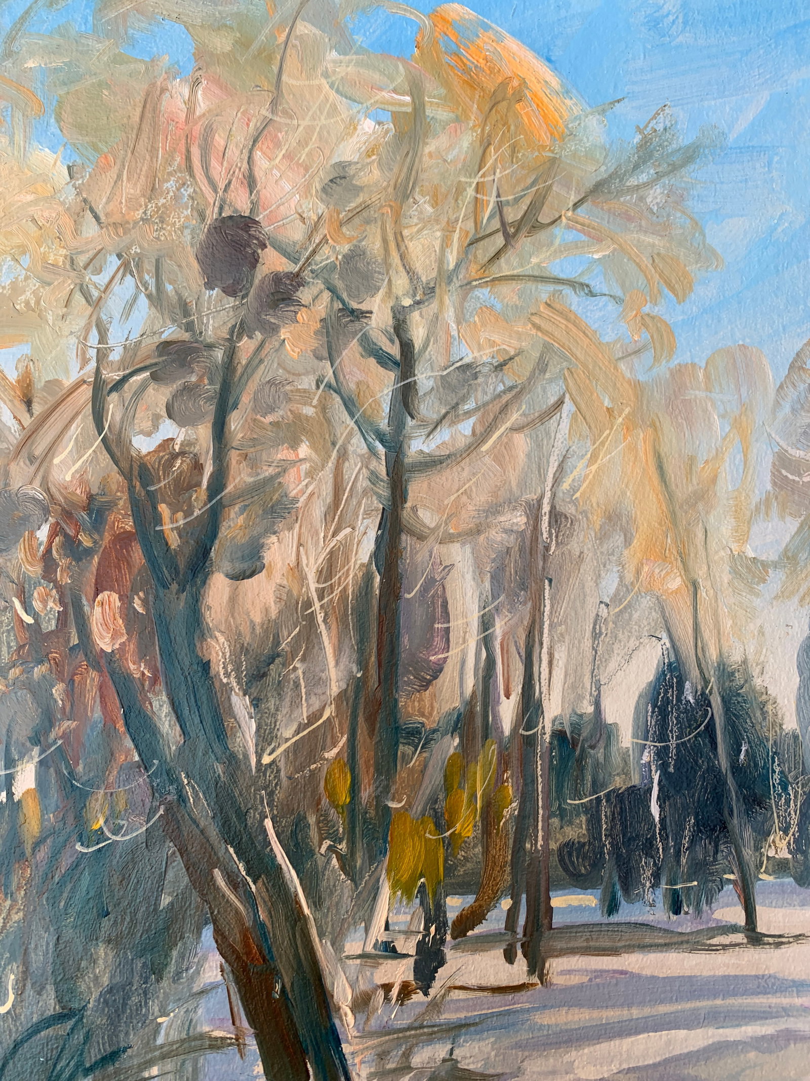 Oil painting Winter sun Oleksandr Oleksandrovich Nazarenko - 6