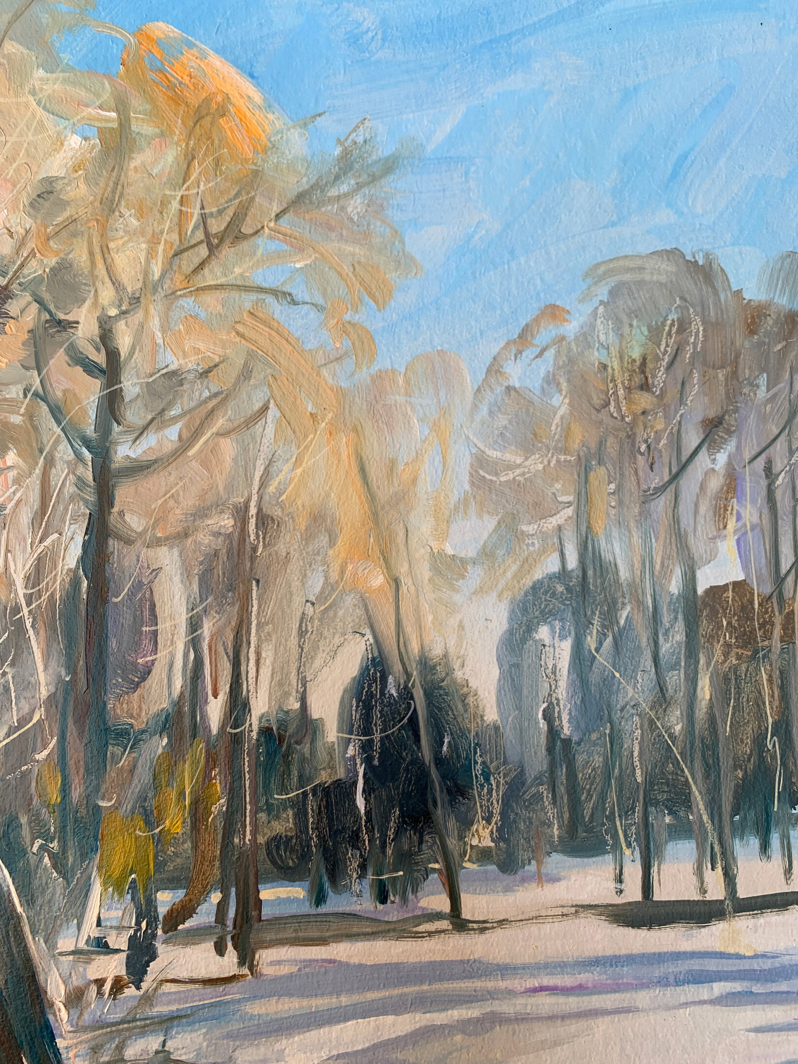 Oil painting Winter sun Oleksandr Oleksandrovich Nazarenko - 7