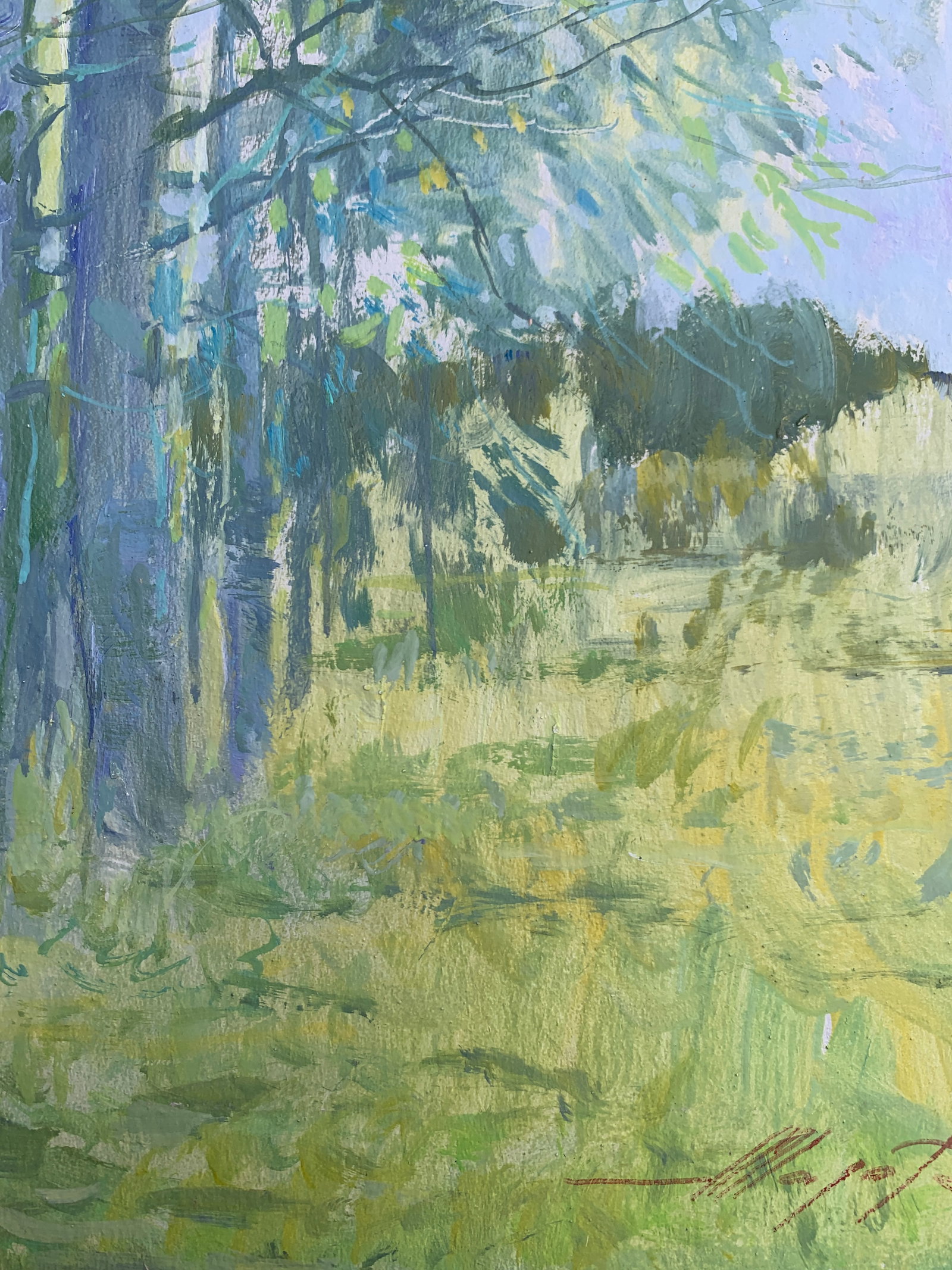 Oil painting In the meadow Oleksandr Oleksandrovich Nazarenko - 10