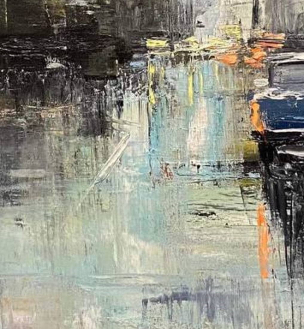 Oil painting Evening London street Igor Kutsenko - 4
