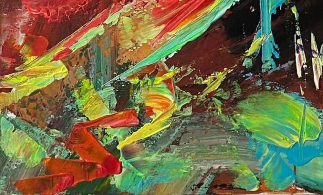 Acrylic painting Colors of old life Igor Kutsenko - 4