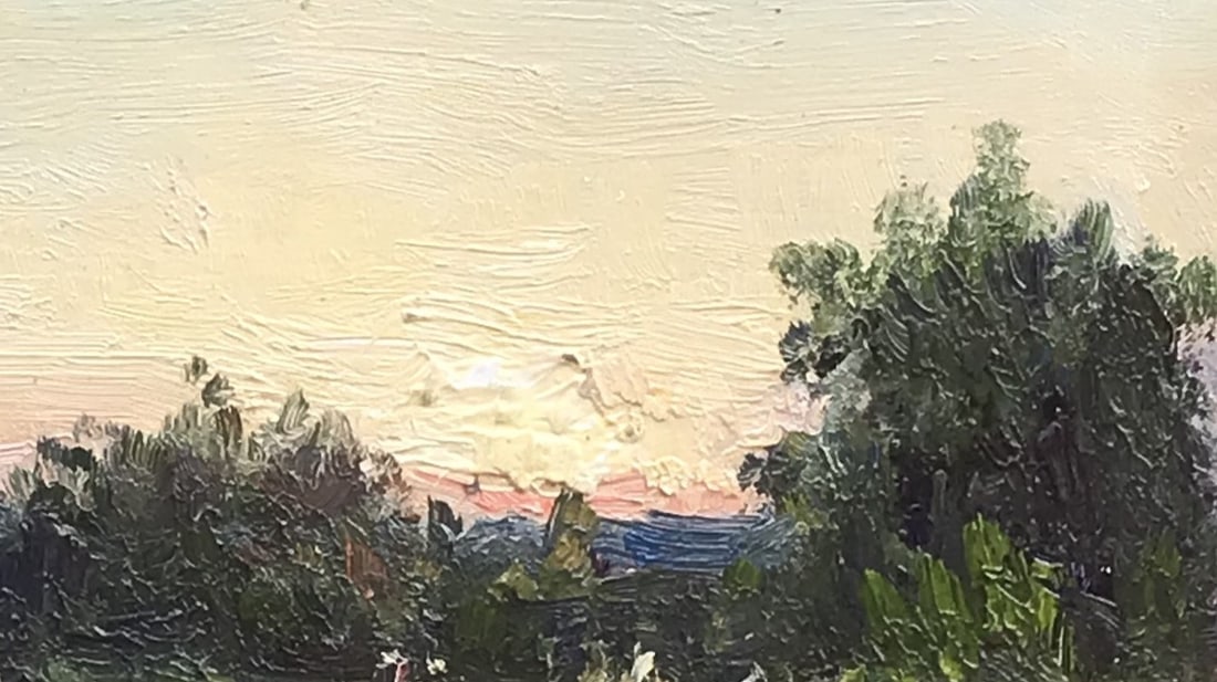 Oil painting Evening Leonid Kuzmenko - 5