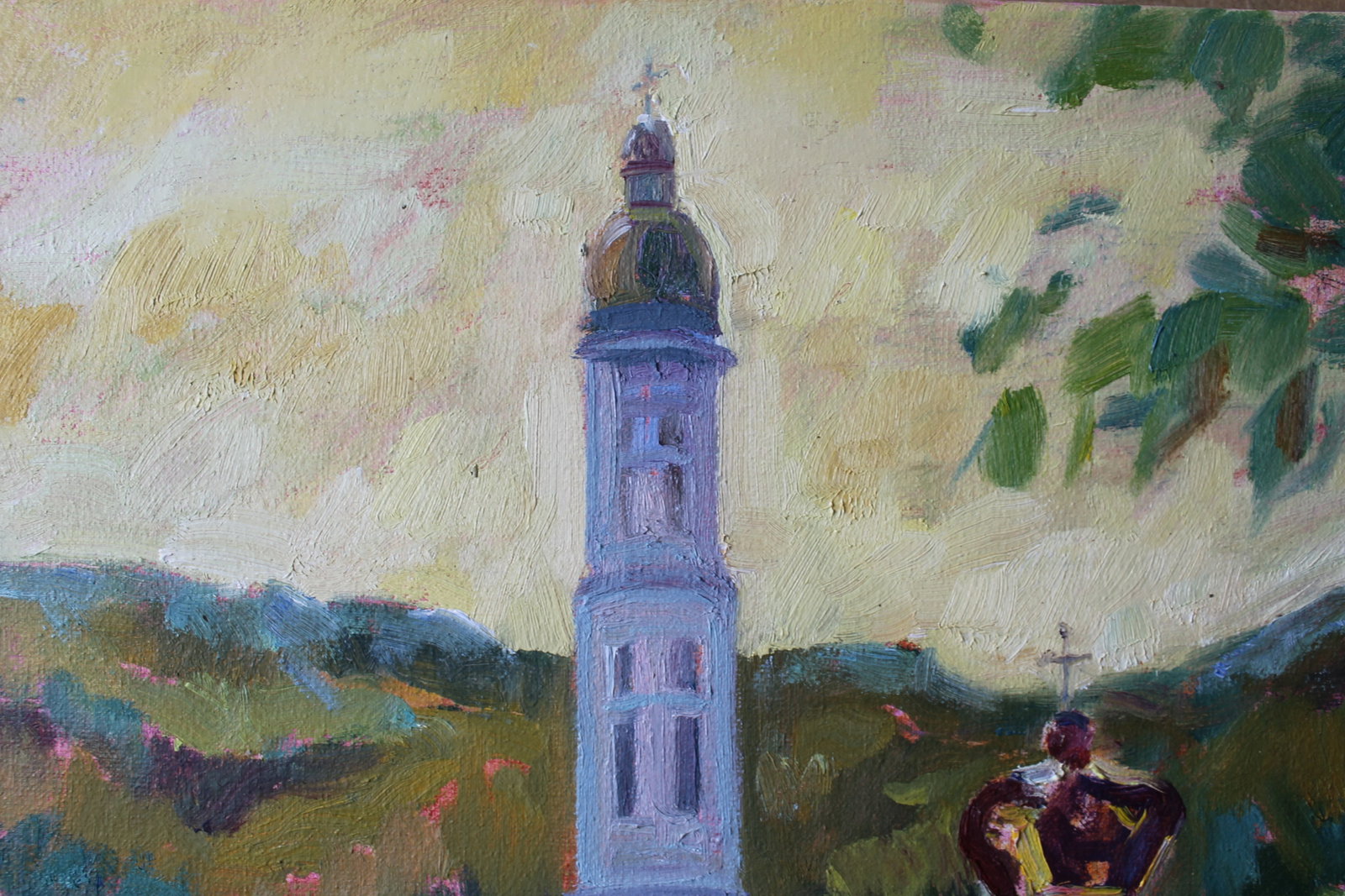 Oil painting Landscape Summer Maria Voloschak - 3
