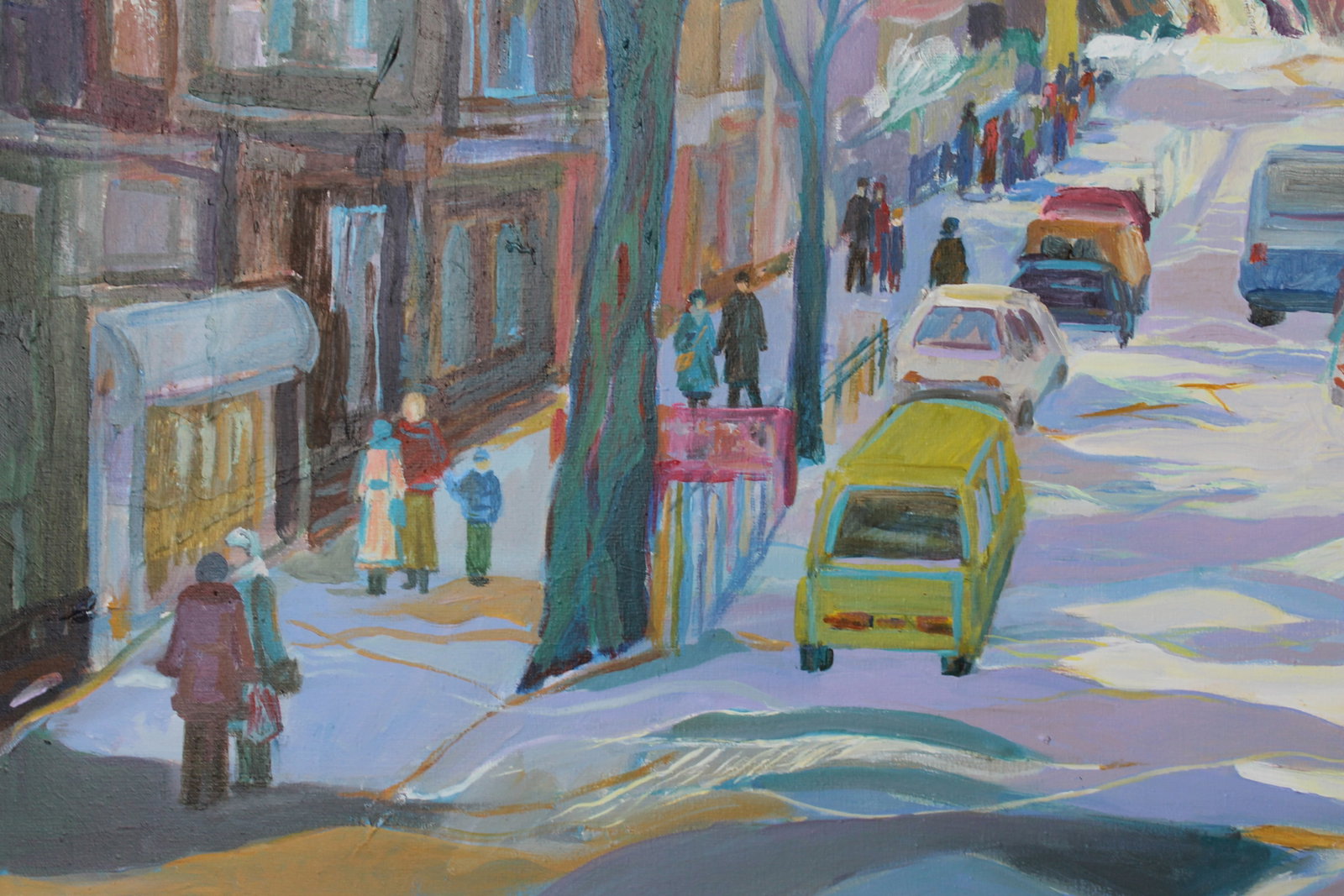Acrylic painting Landscape Sunday Maria Voloschak - 3