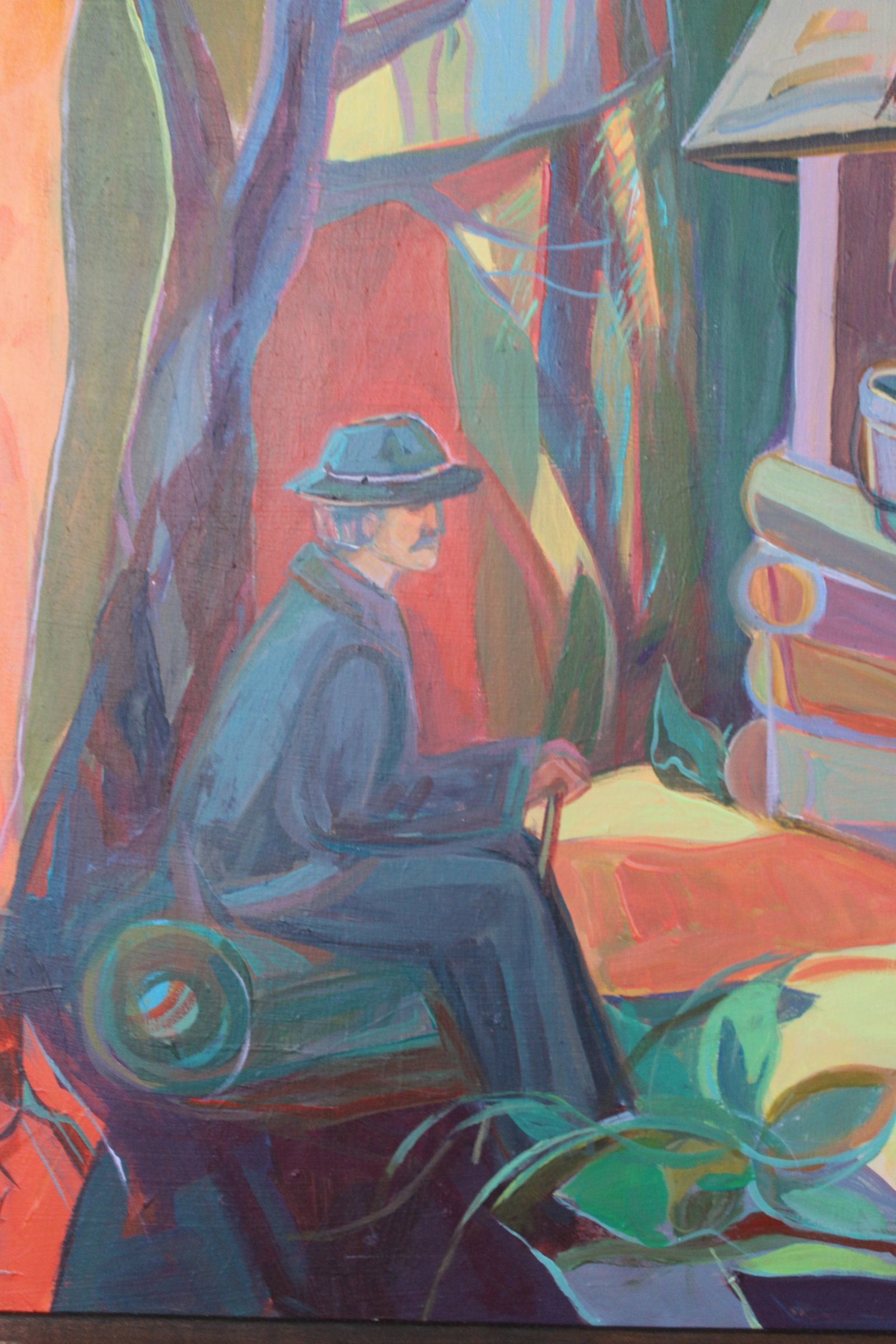 Acrylic painting Landscape Old Well Maria Voloschak - 4