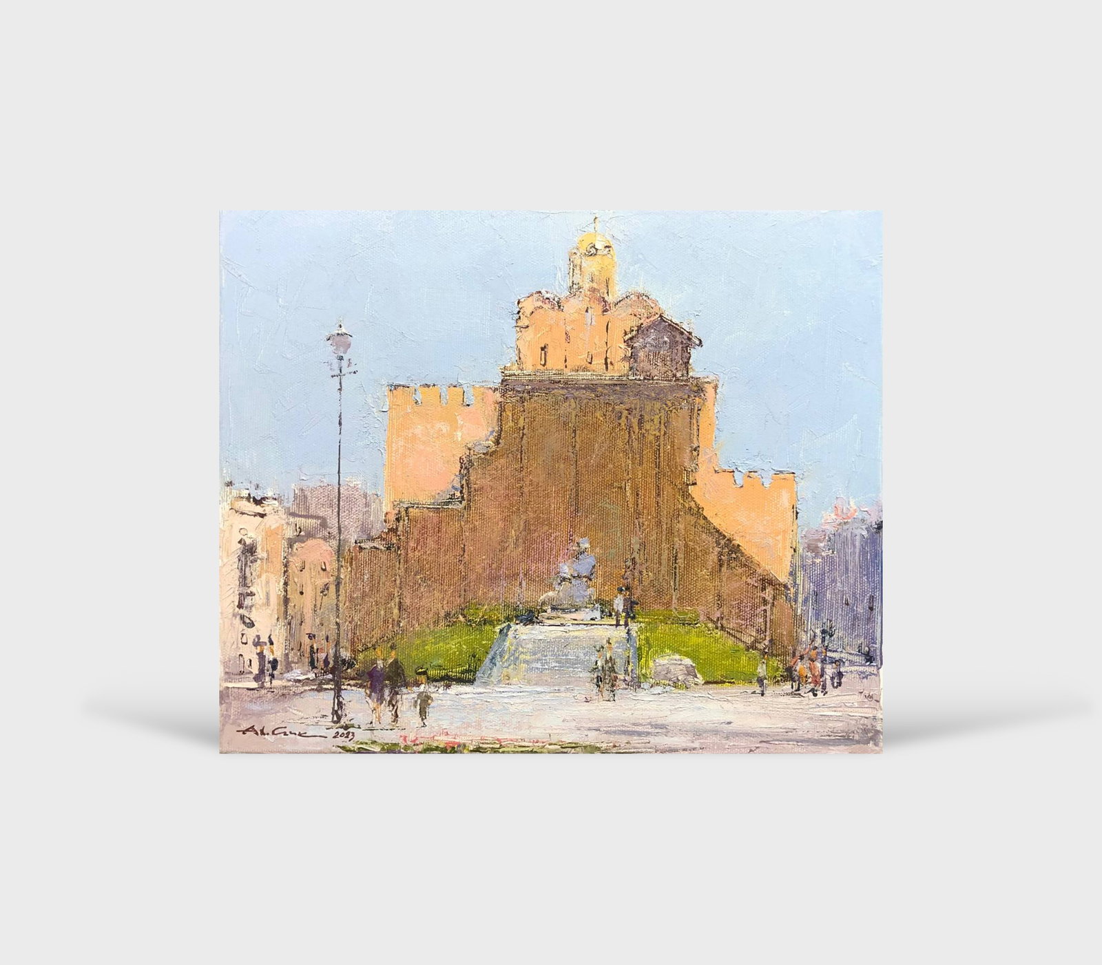 Oil painting Golden Gate (Kyiv) Andrii G. - 6