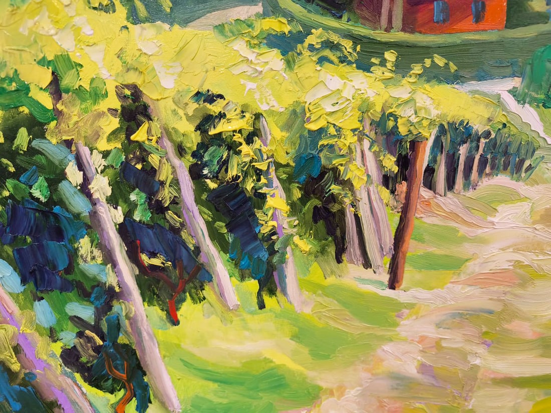 Oil painting Vineyards Nina L - 5