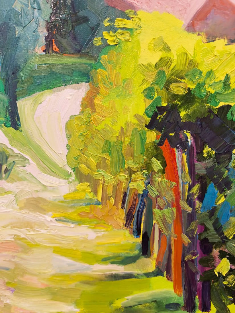 Oil painting Vineyards Nina L - 6