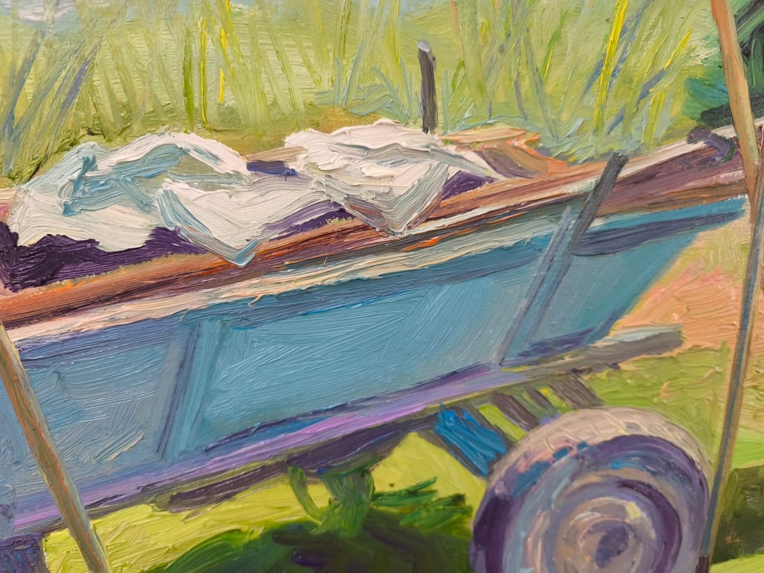 Landscape Oil painting Rural Nina L - 7