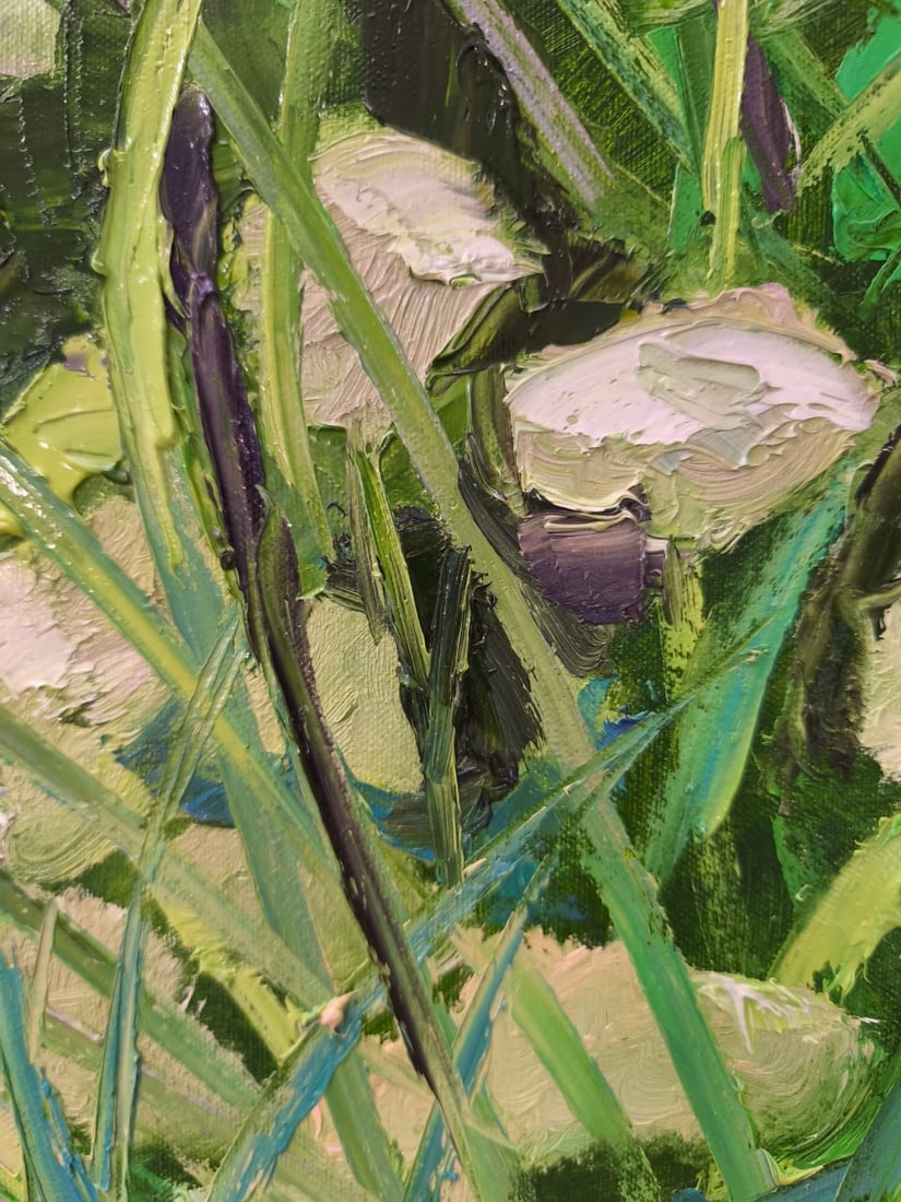 Landscape Oil painting Hedge Nina L - 5