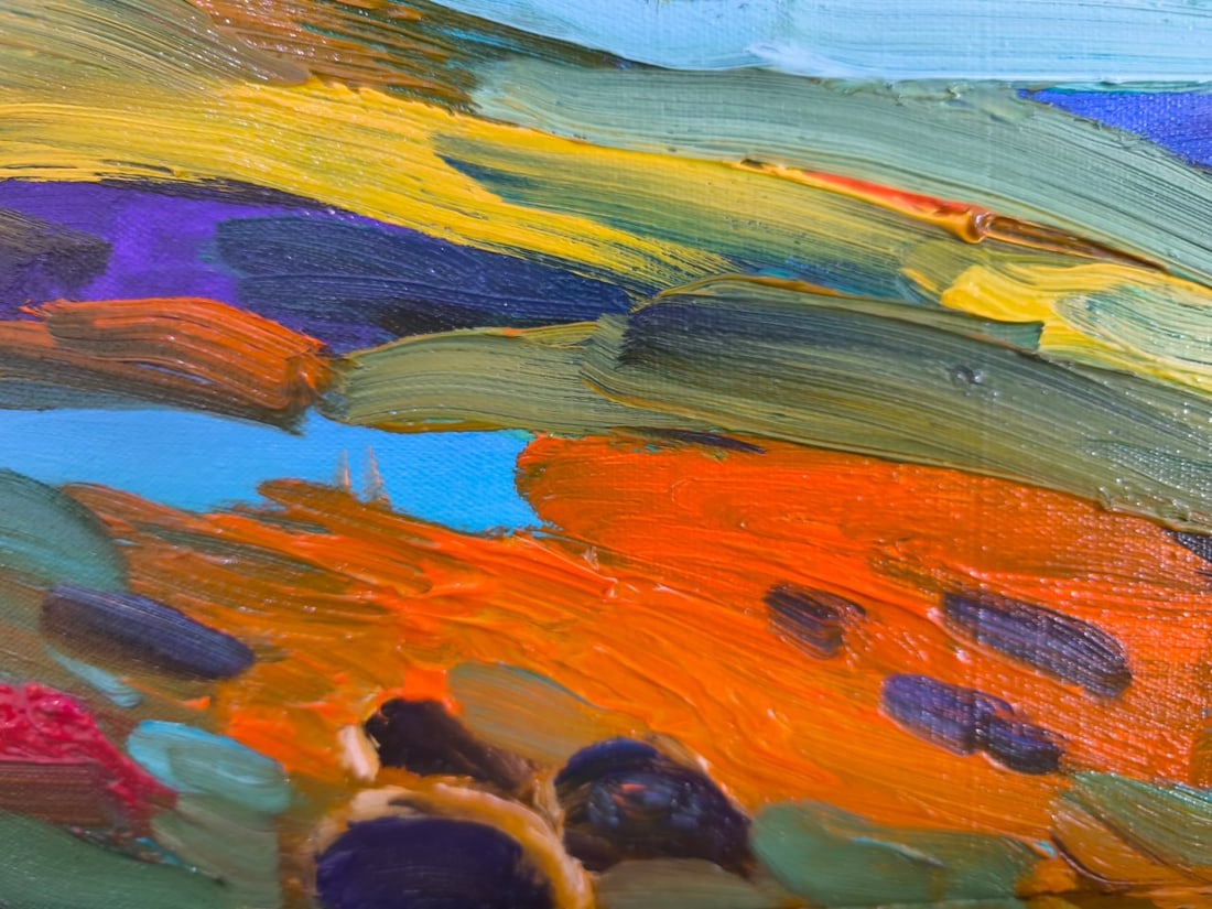 Landscape Oil painting Under the Sky Nina L - 2