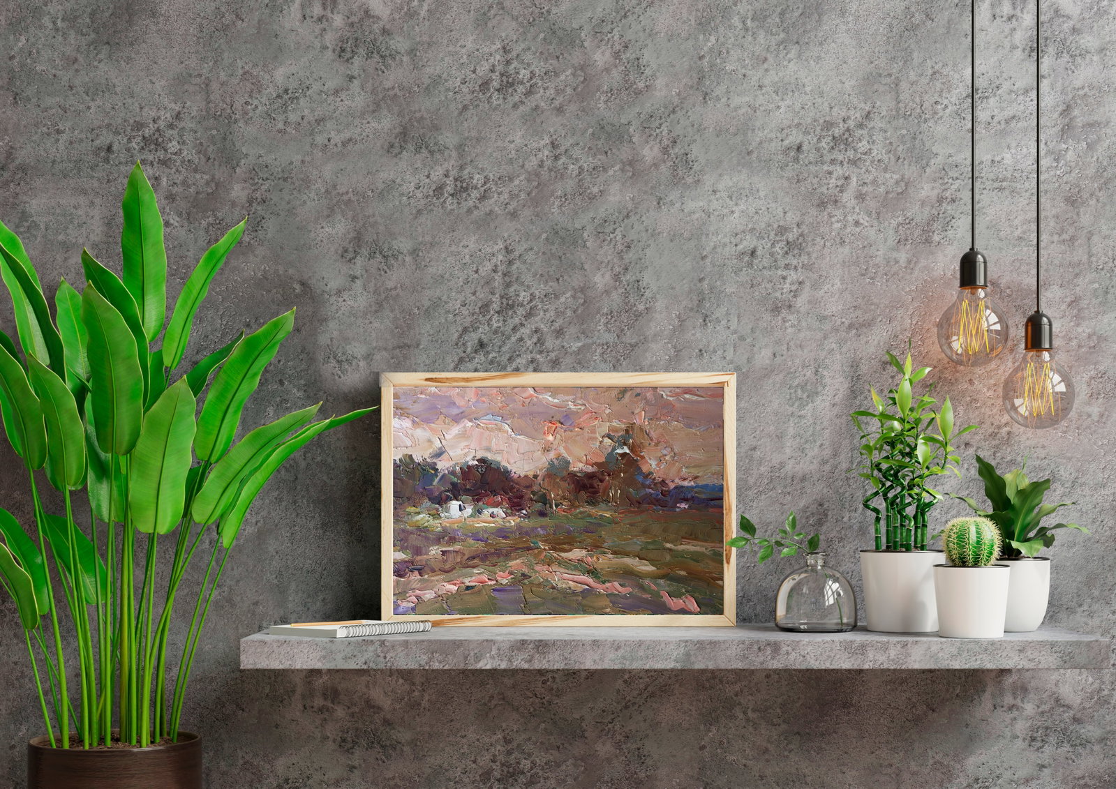 Oil painting evening Sergey Ivanovich - 10