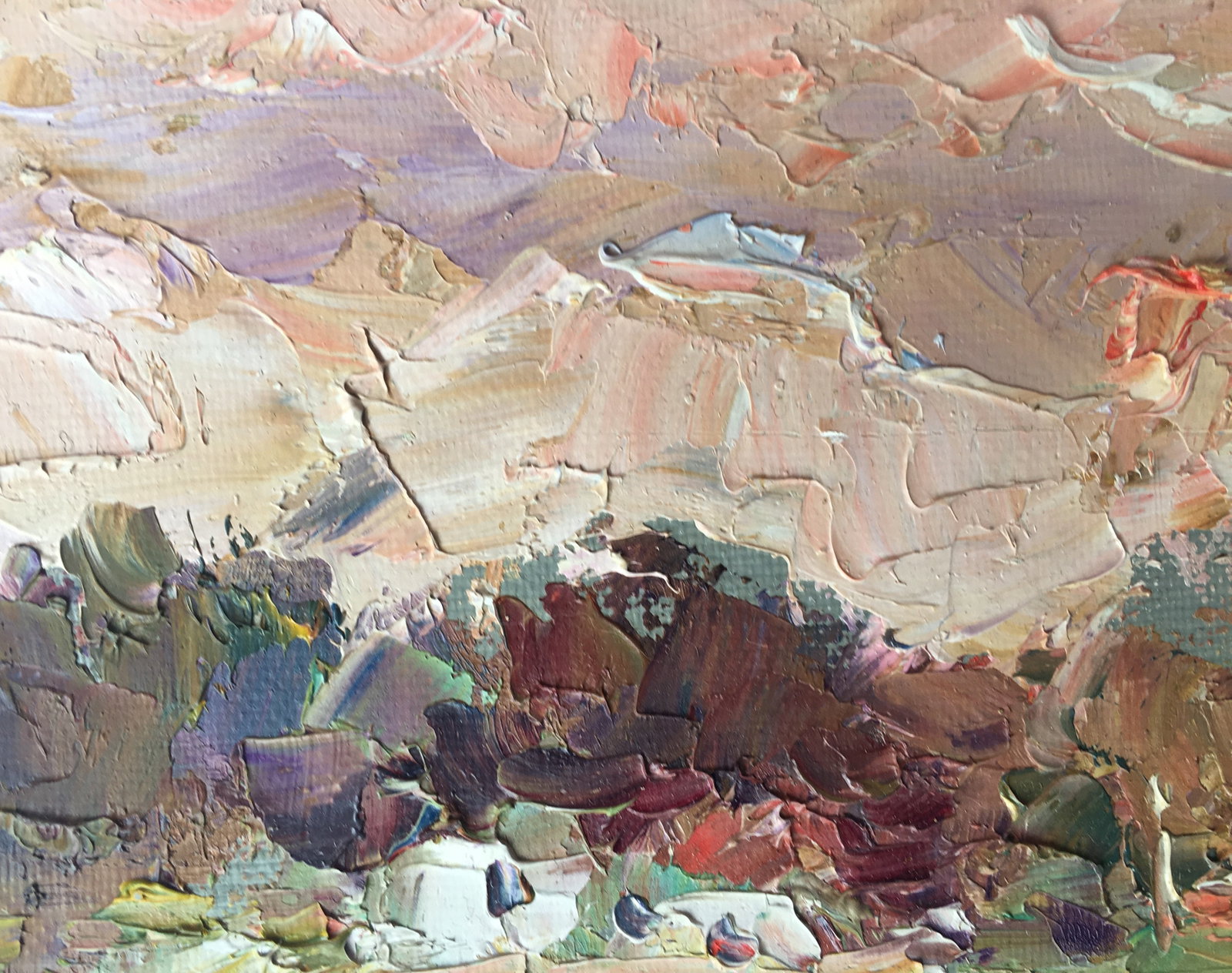Oil painting evening Sergey Ivanovich - 2