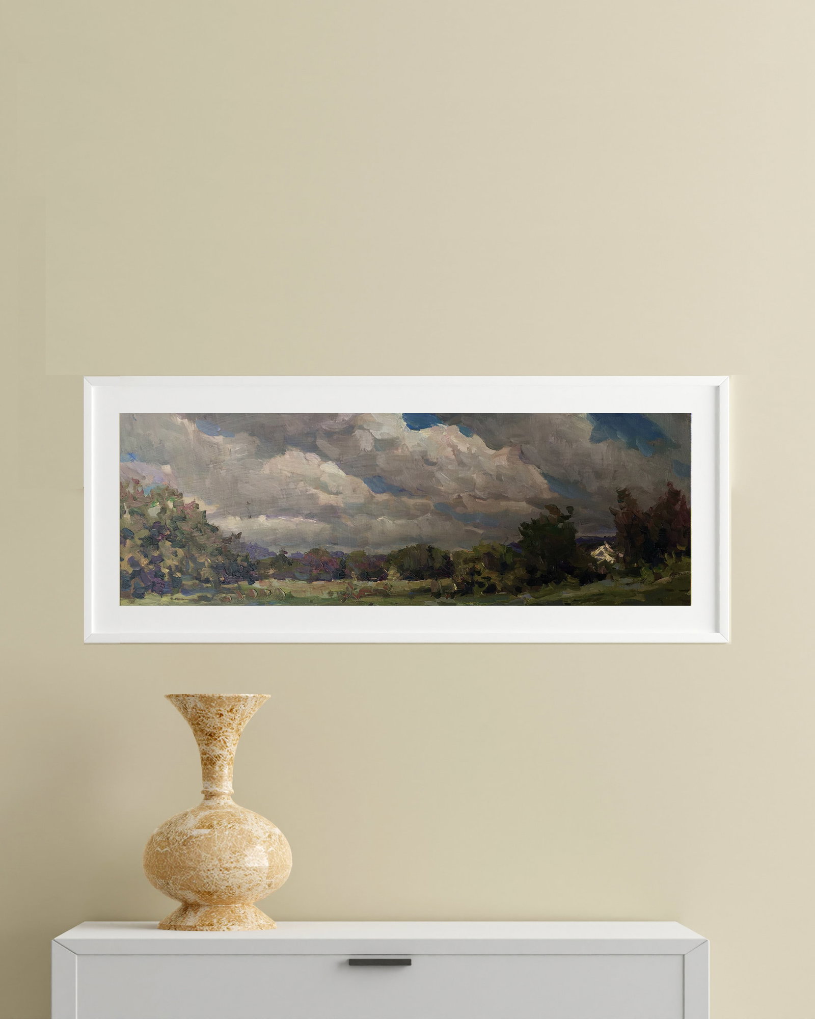 Oil painting cloudy weather Sergey Ivanovich - 2