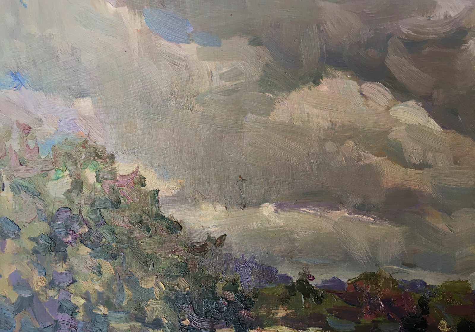 Oil painting cloudy weather Sergey Ivanovich - 3