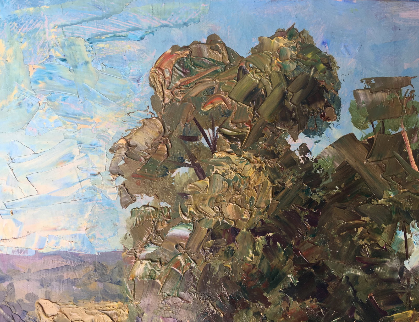 Oil painting entrance to the forest Sergey Ivanovich - 2
