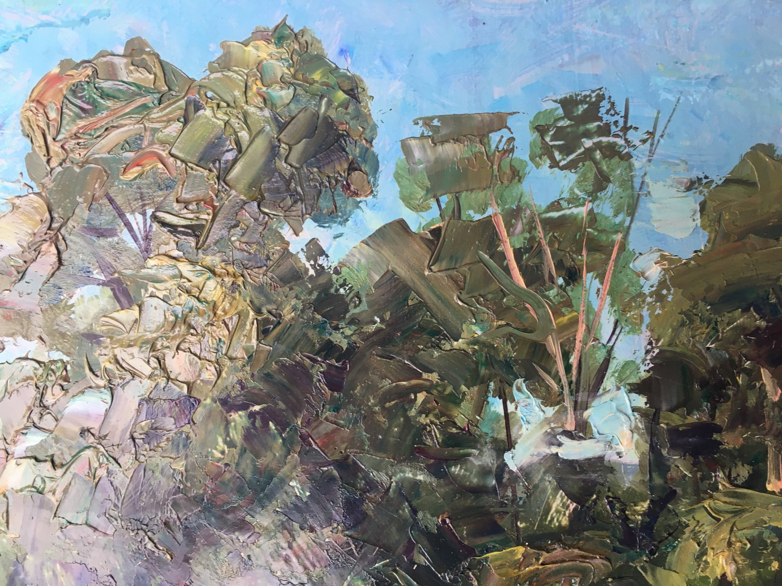 Oil painting entrance to the forest Sergey Ivanovich - 3
