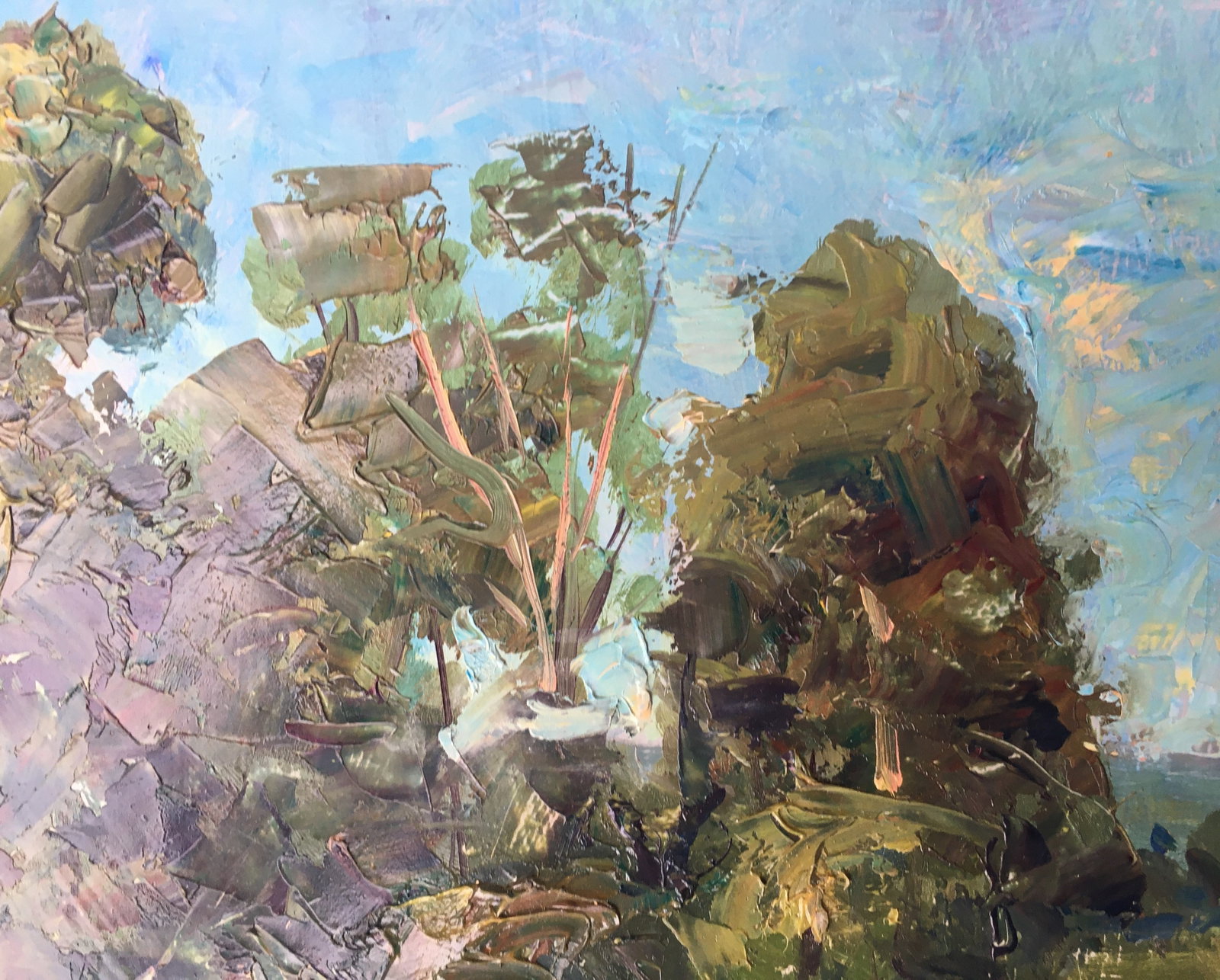 Oil painting entrance to the forest Sergey Ivanovich - 4