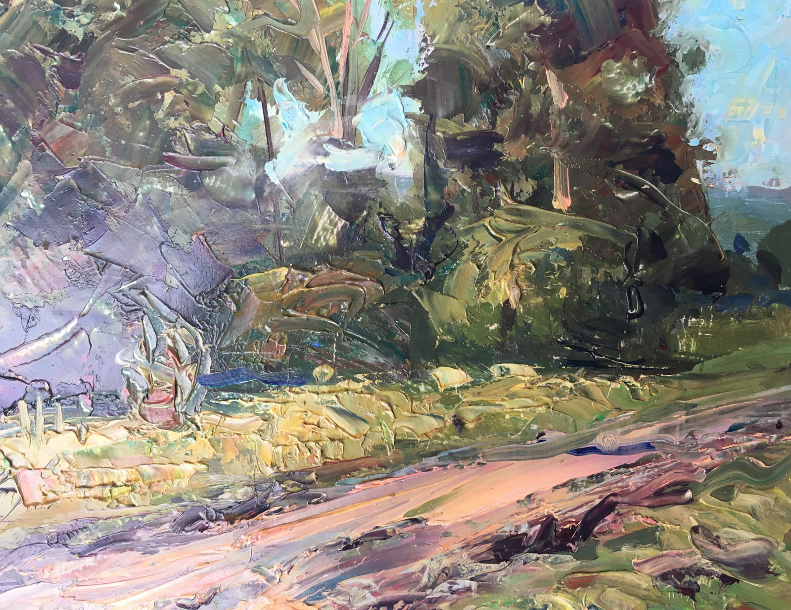 Oil painting entrance to the forest Sergey Ivanovich - 5