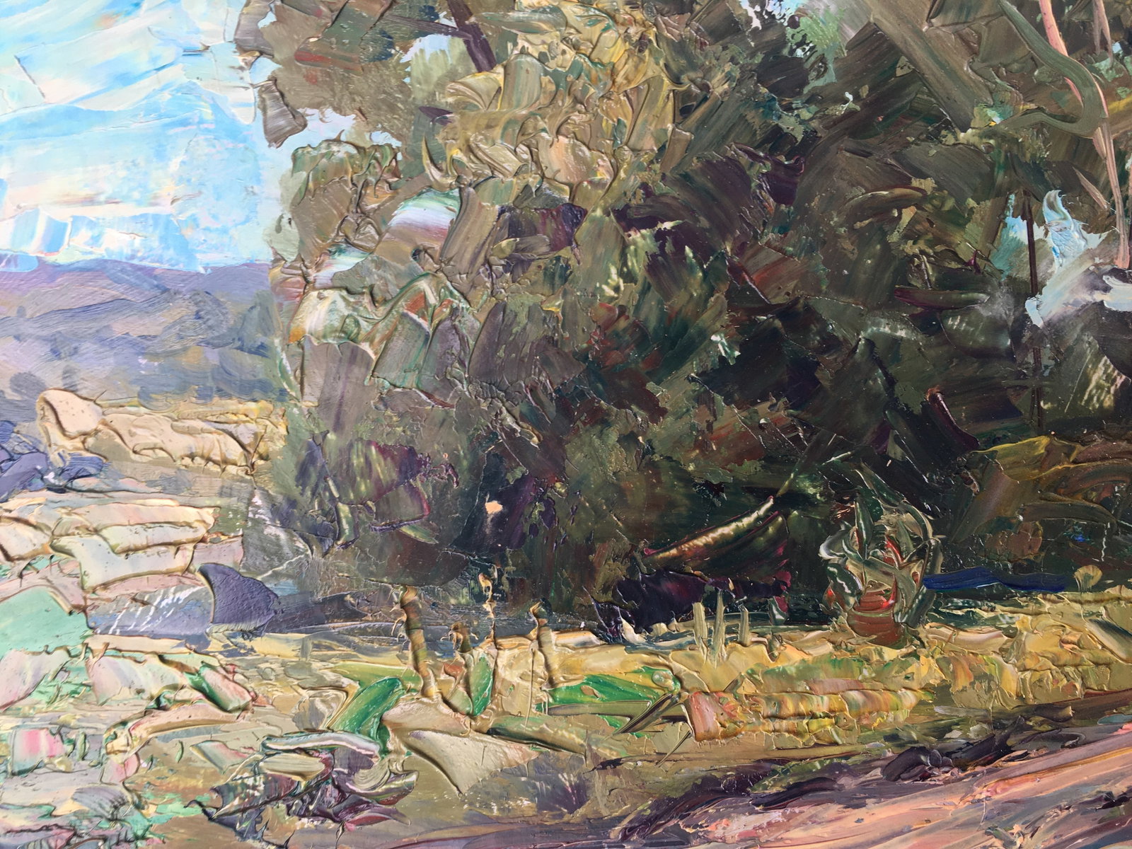 Oil painting entrance to the forest Sergey Ivanovich - 6