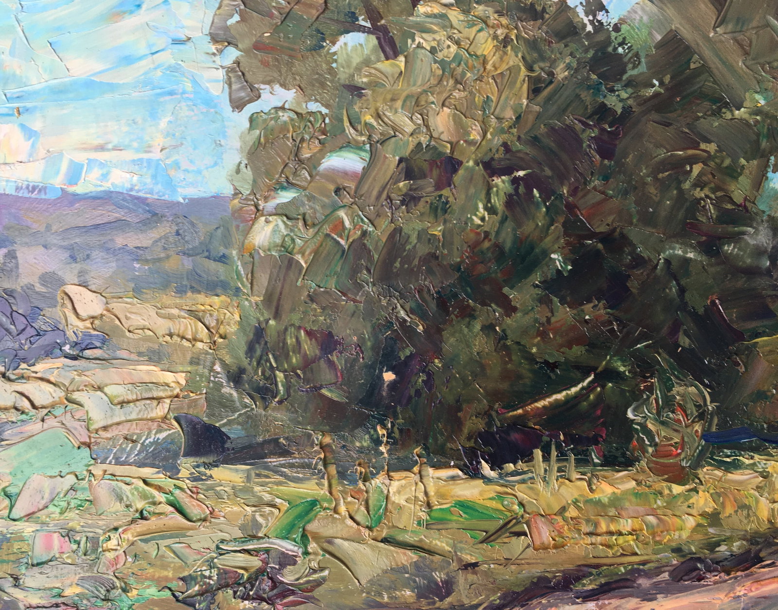 Oil painting entrance to the forest Sergey Ivanovich - 7
