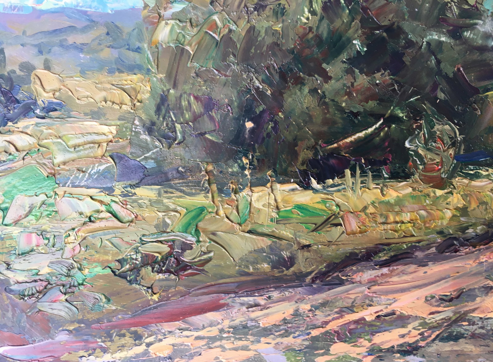 Oil painting entrance to the forest Sergey Ivanovich - 8