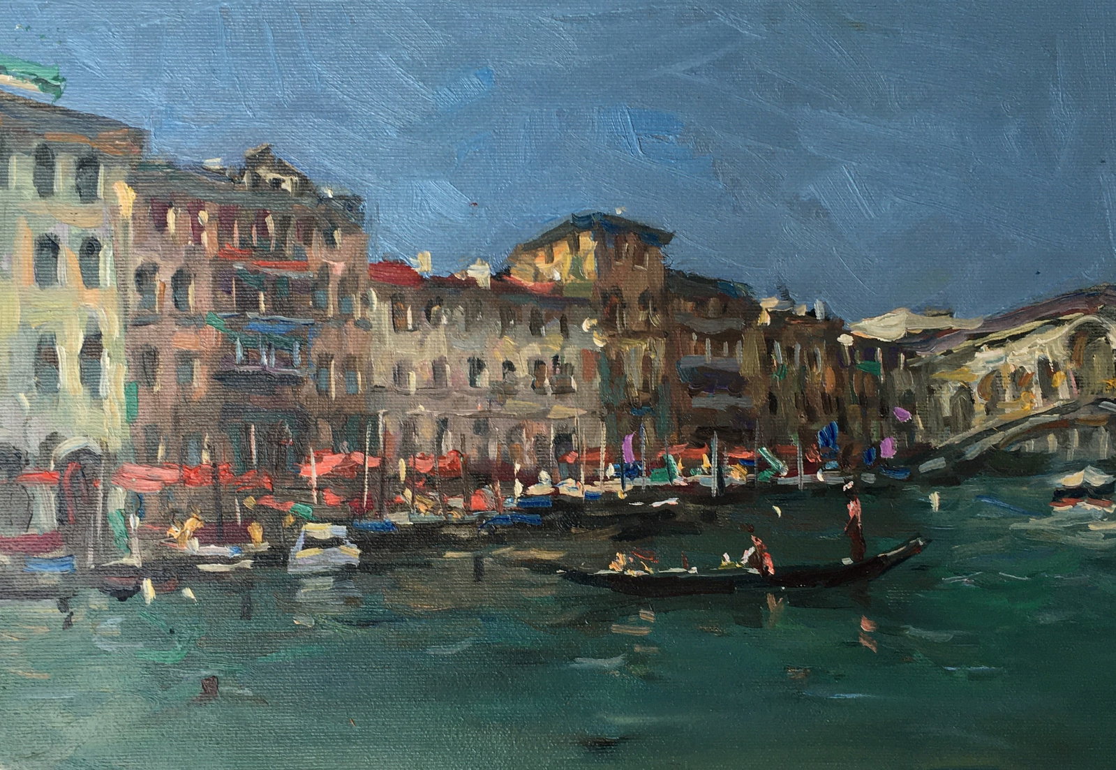 Oil painting seafront Sergey Ivanovich: Title: Oil painting seafront Sergey Ivanovich Description: 109ALAA Painter: Sergey Ivanovich Animov Size: 40x30.1 cm/15.7x11.9 inches Components: cardboard, oil Original painting from our collection