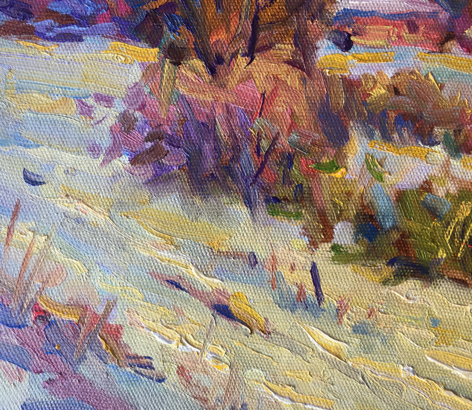 Oil painting Deep winter Sergey Ivanovich - 4
