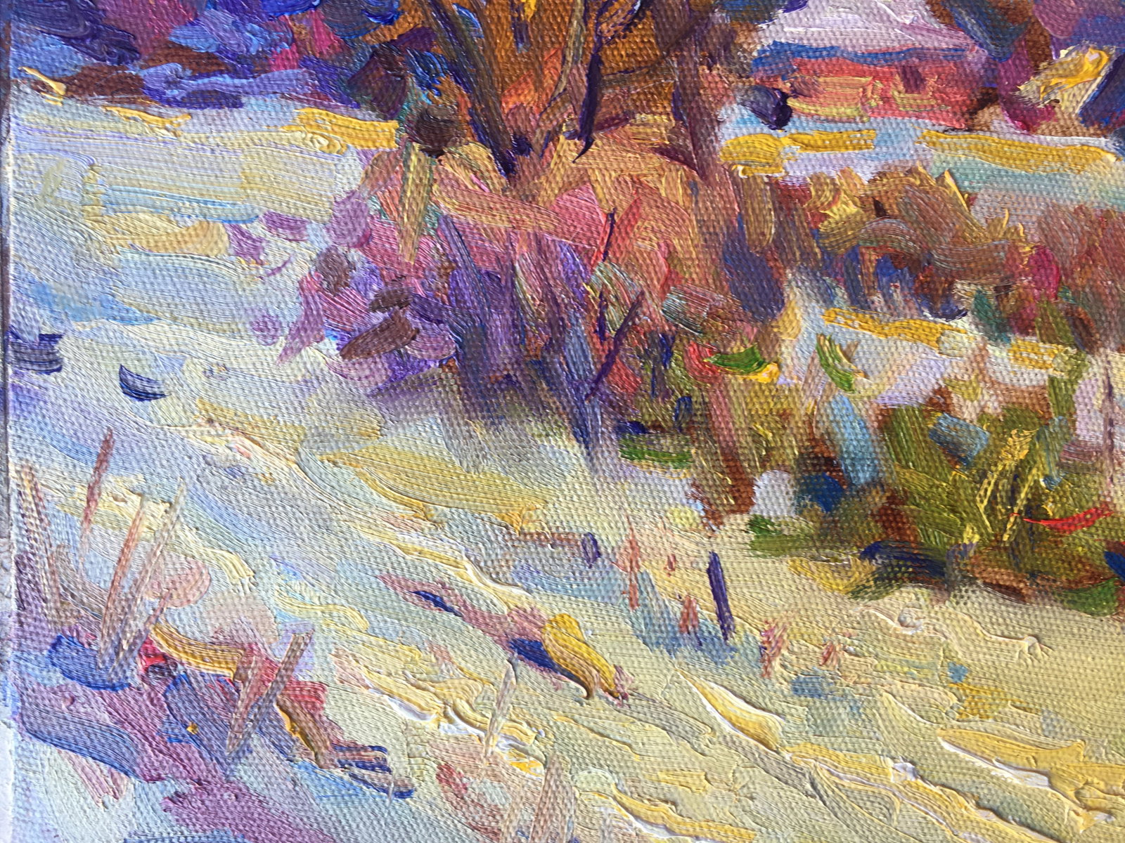Oil painting Deep winter Sergey Ivanovich - 5