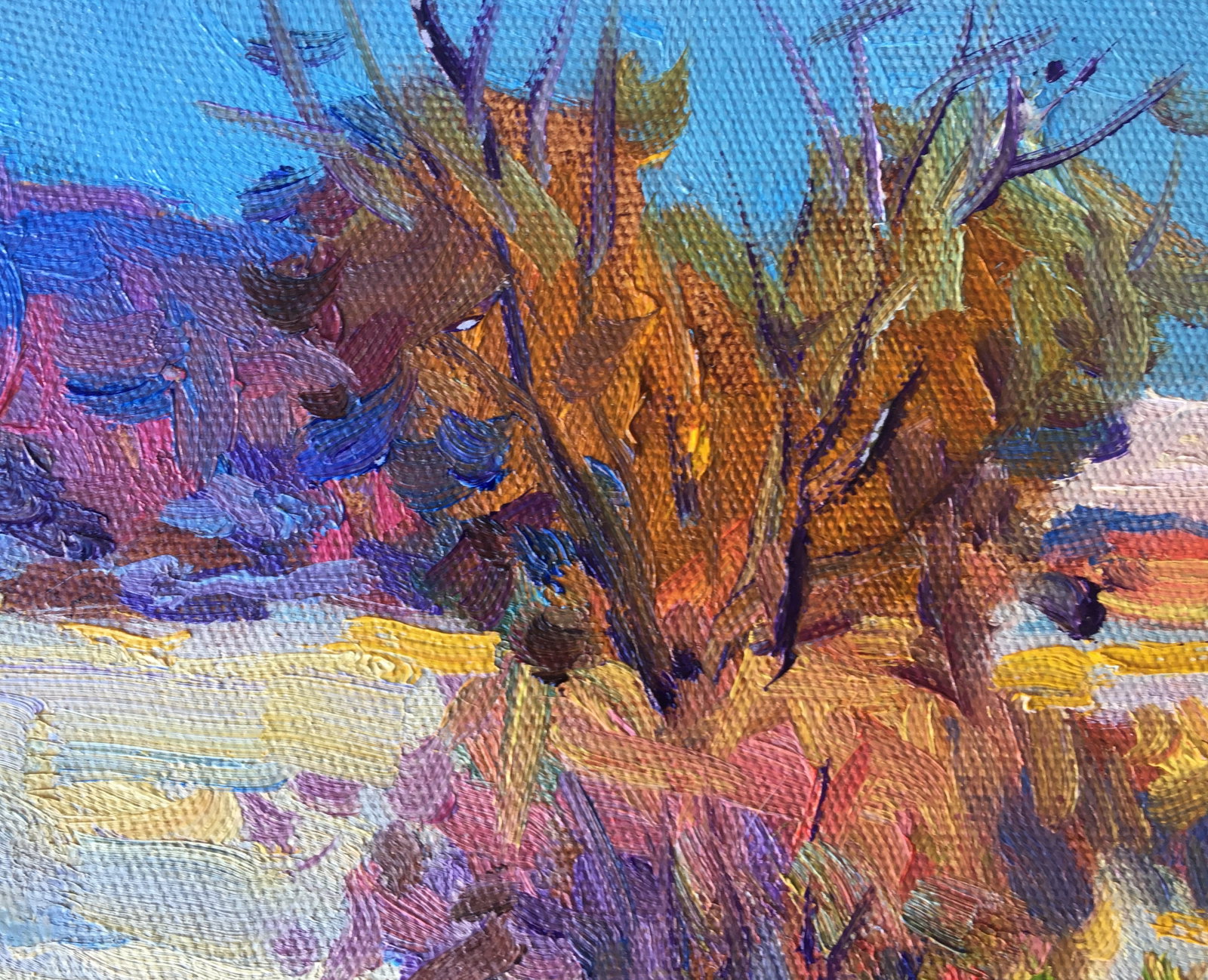 Oil painting Deep winter Sergey Ivanovich - 6