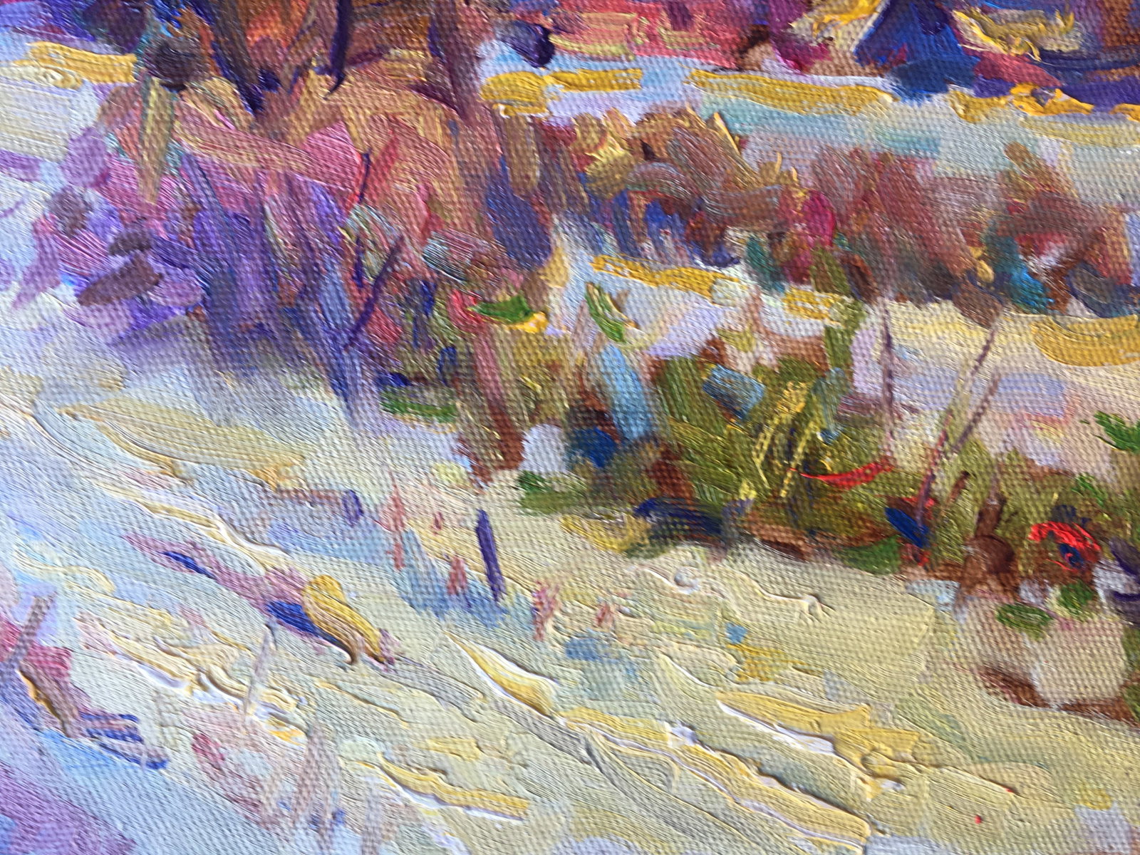 Oil painting Deep winter Sergey Ivanovich - 7