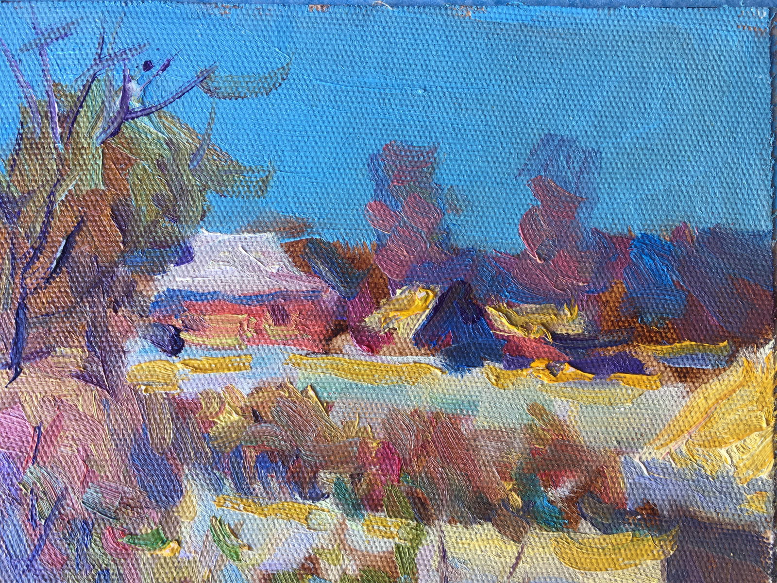 Oil painting Deep winter Sergey Ivanovich - 9
