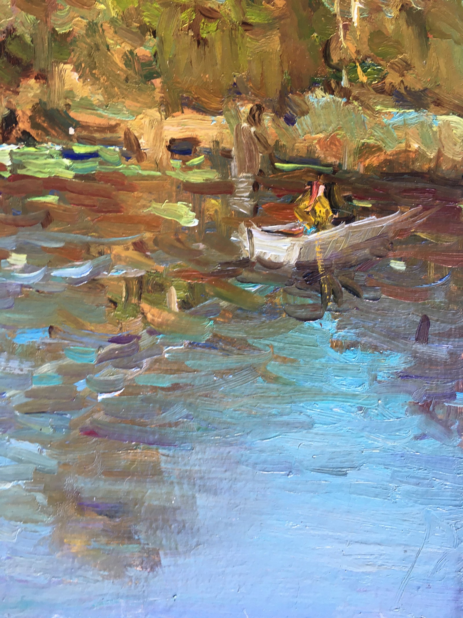 Oil painting Fisherman Sergey Ivanovich - 2