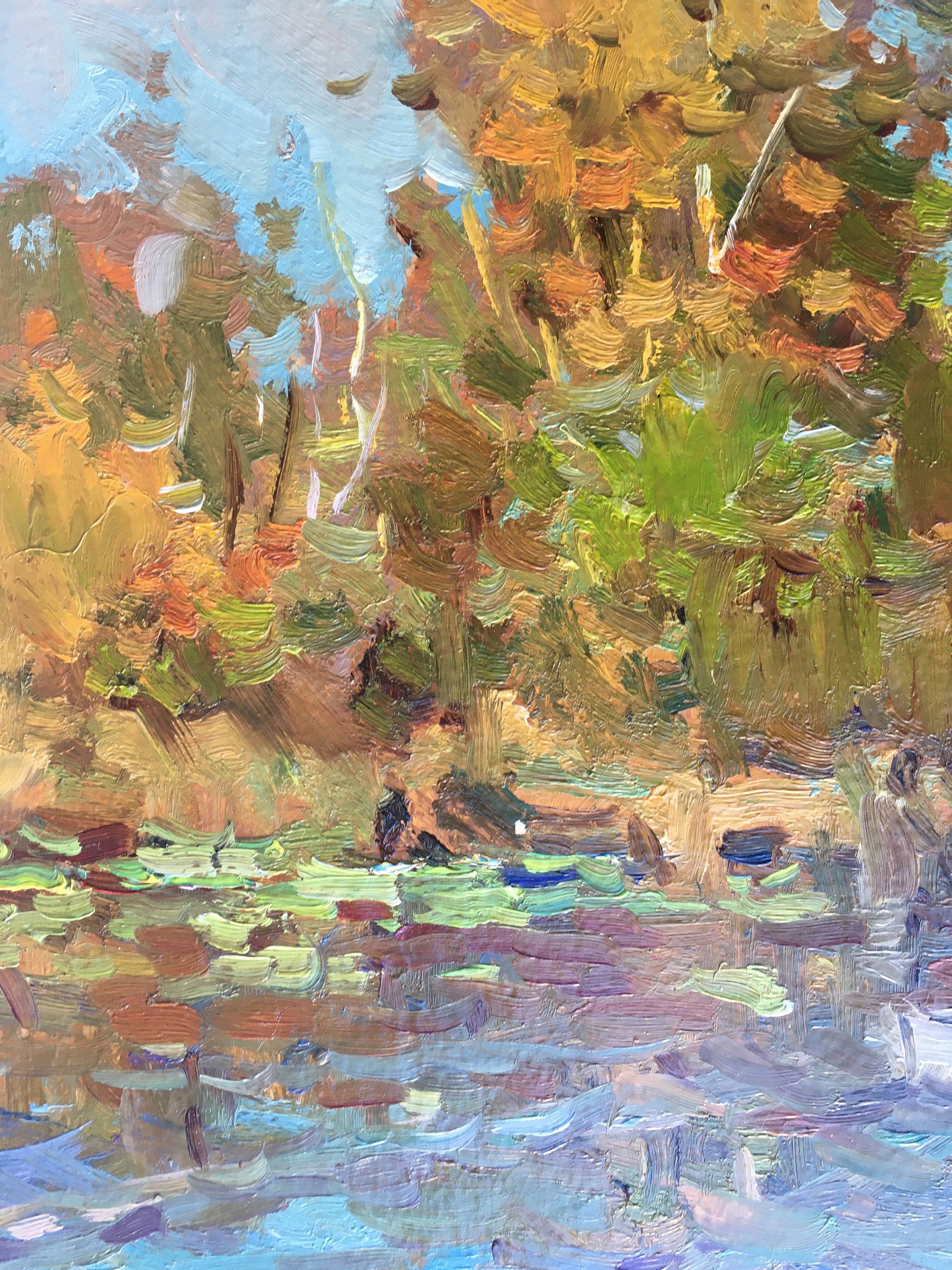Oil painting Fisherman Sergey Ivanovich - 4