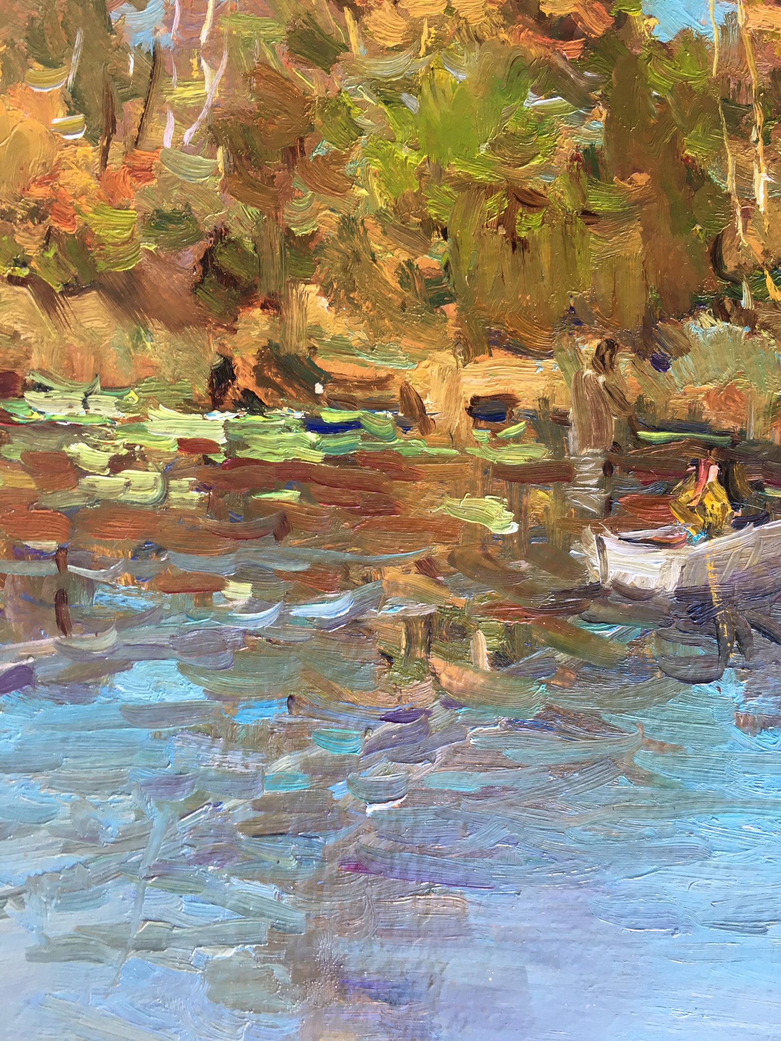 Oil painting Fisherman Sergey Ivanovich - 7