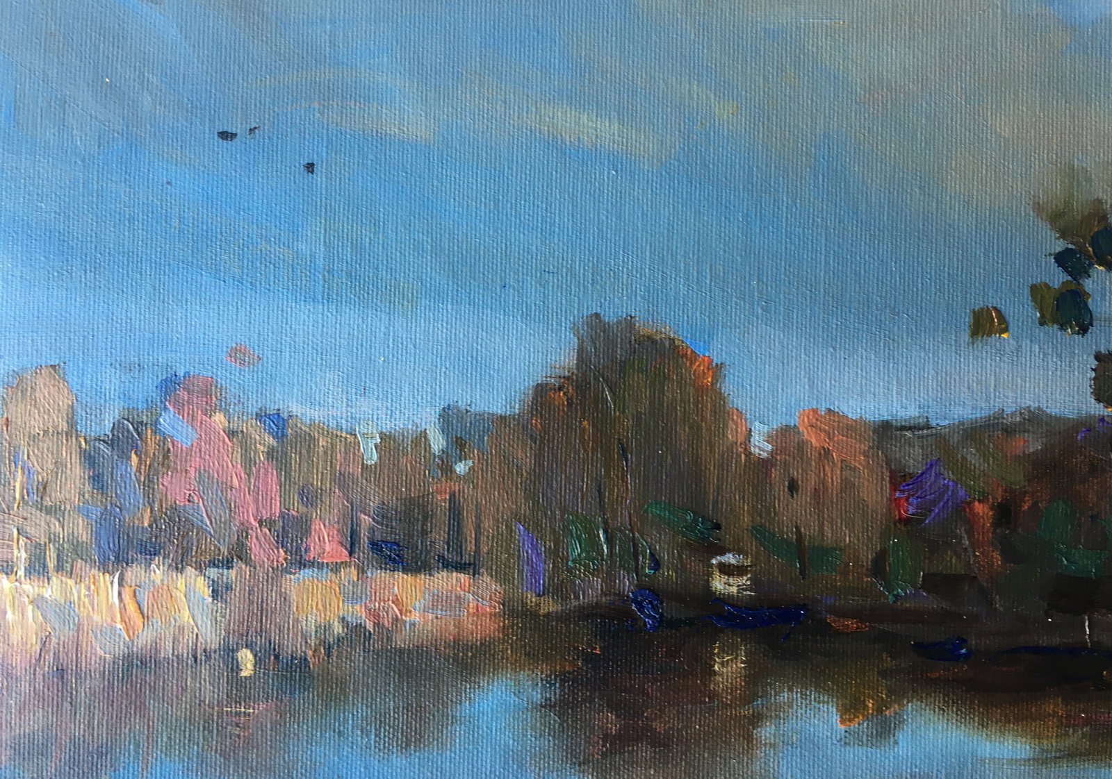 Oil painting Clear river Sergey Ivanovich - 4