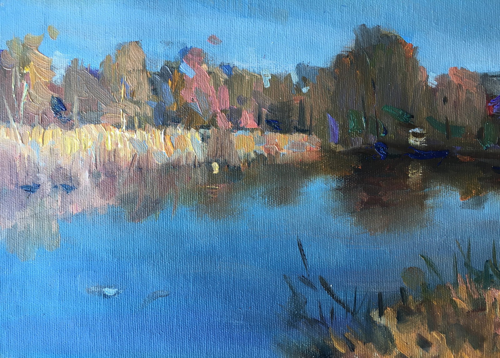 Oil painting Clear river Sergey Ivanovich - 7