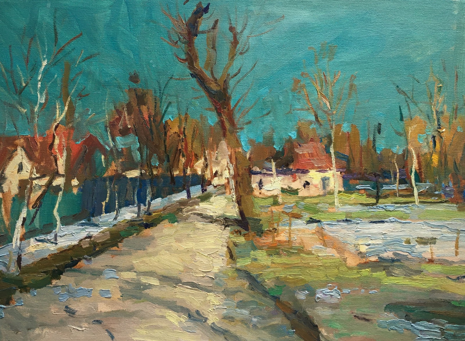 Oil painting Street Sergey Ivanovich - 2