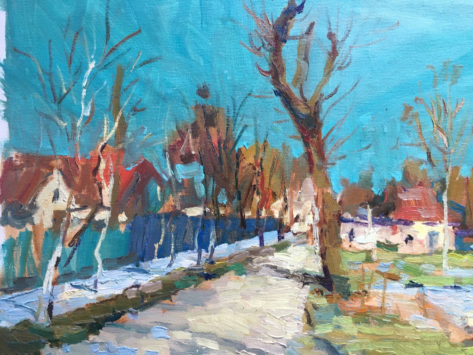 Oil painting Street Sergey Ivanovich - 3