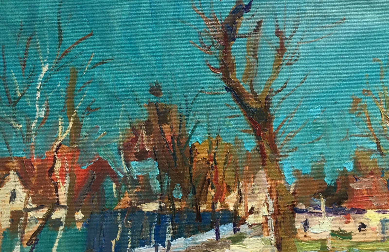 Oil painting Street Sergey Ivanovich - 4