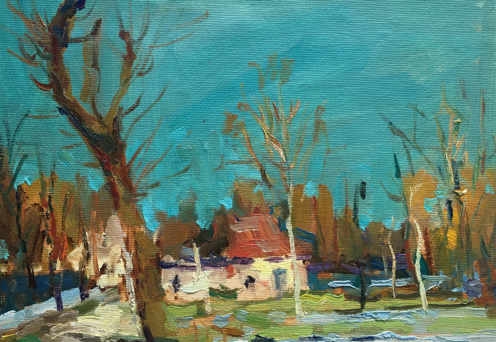 Oil painting Street Sergey Ivanovich - 5
