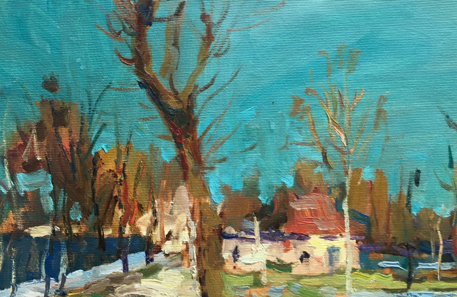 Oil painting Street Sergey Ivanovich - 6