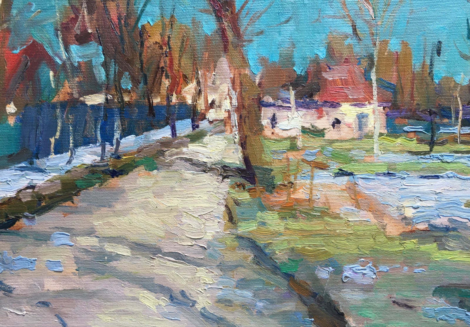 Oil painting Street Sergey Ivanovich - 7