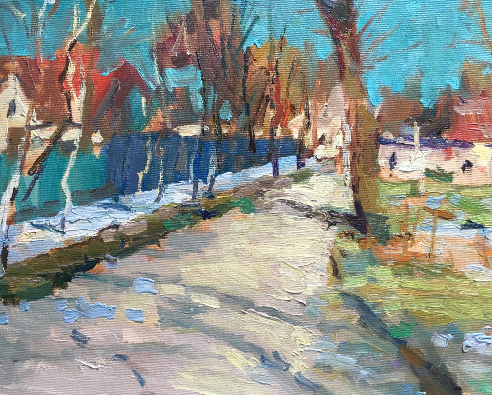 Oil painting Street Sergey Ivanovich - 8