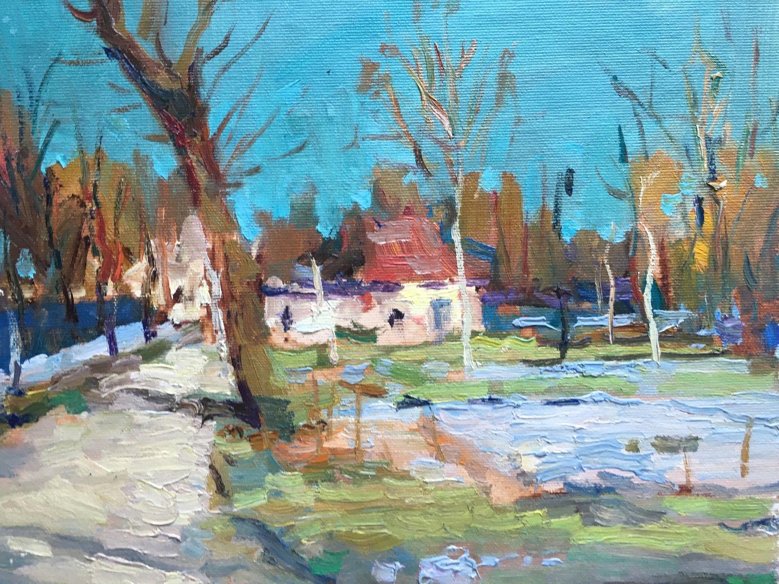 Oil painting Street Sergey Ivanovich - 9