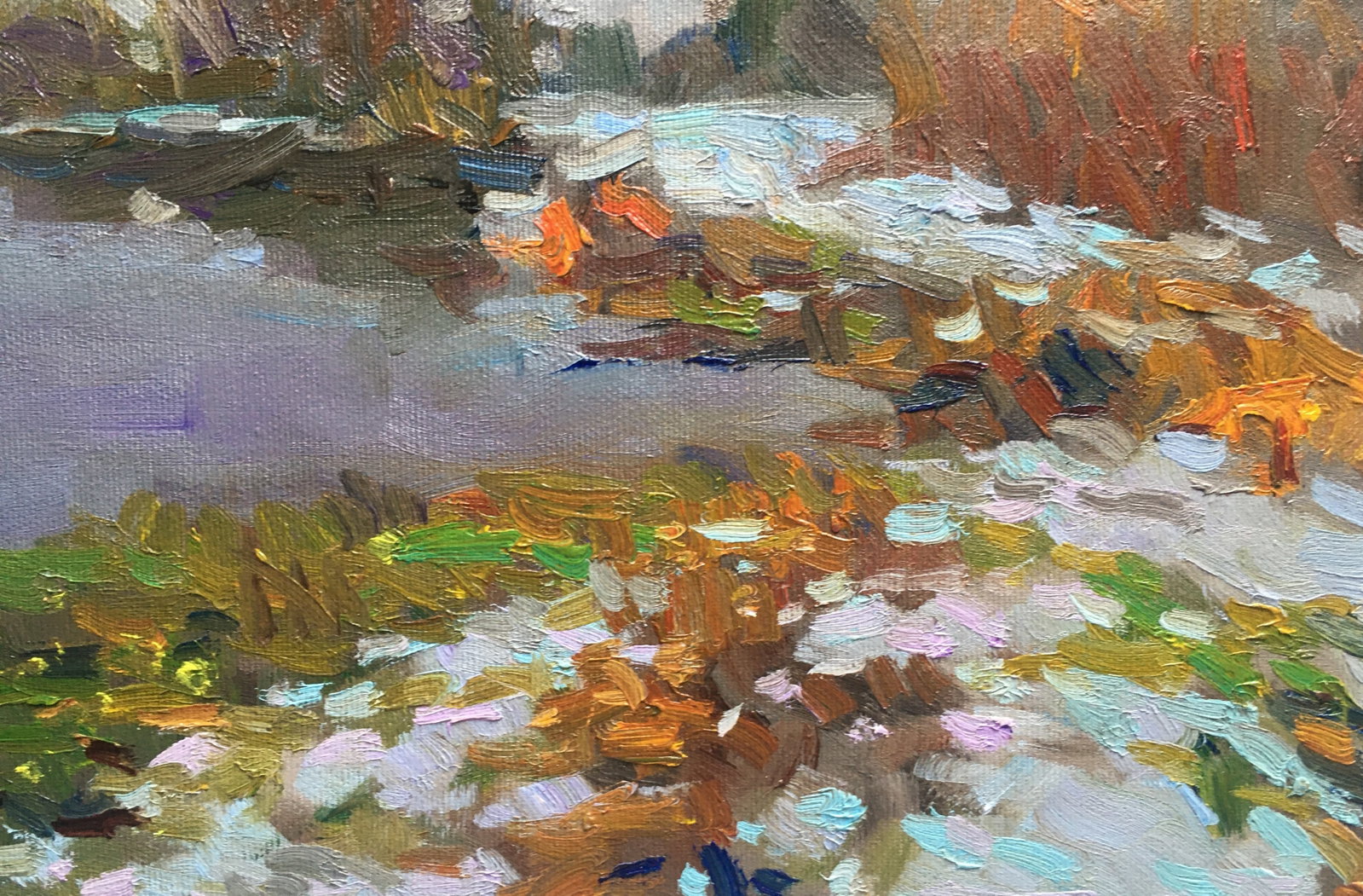 Oil painting Spring is coming Sergey Ivanovich - 10