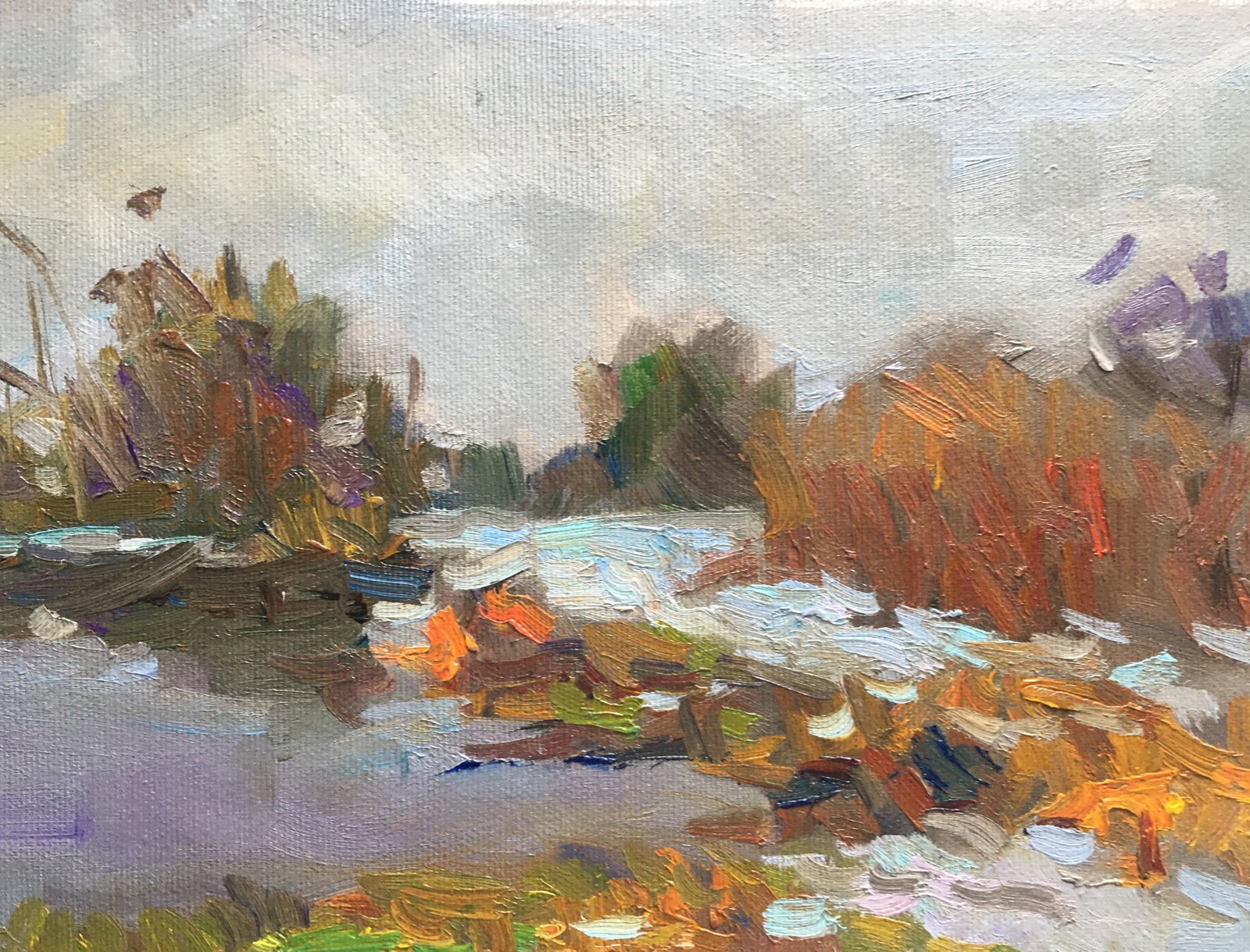 Oil painting Spring is coming Sergey Ivanovich - 2
