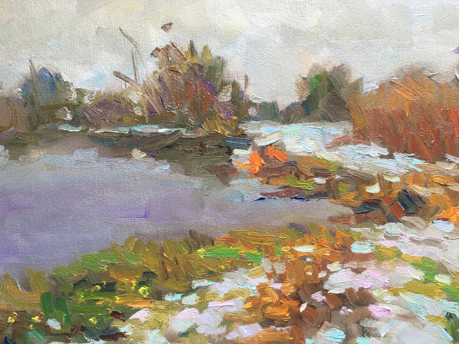 Oil painting Spring is coming Sergey Ivanovich - 5