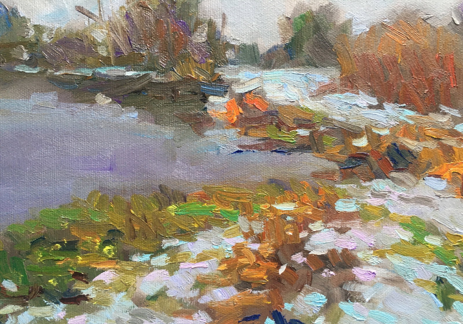 Oil painting Spring is coming Sergey Ivanovich - 6